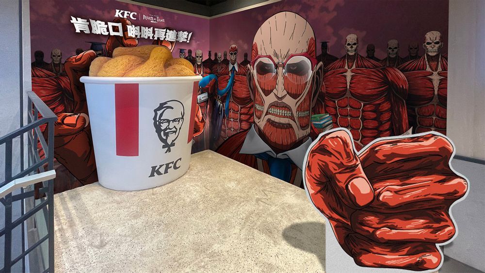 Bạn có phải fan Attack on Titan và yêu thích KFC?